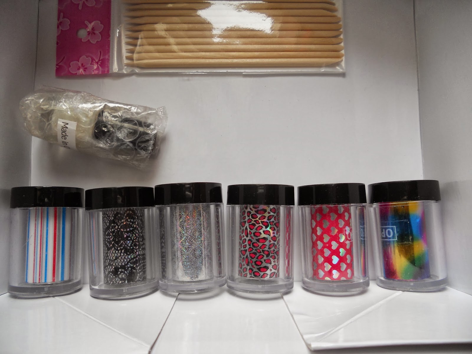 nail foil gel art kit